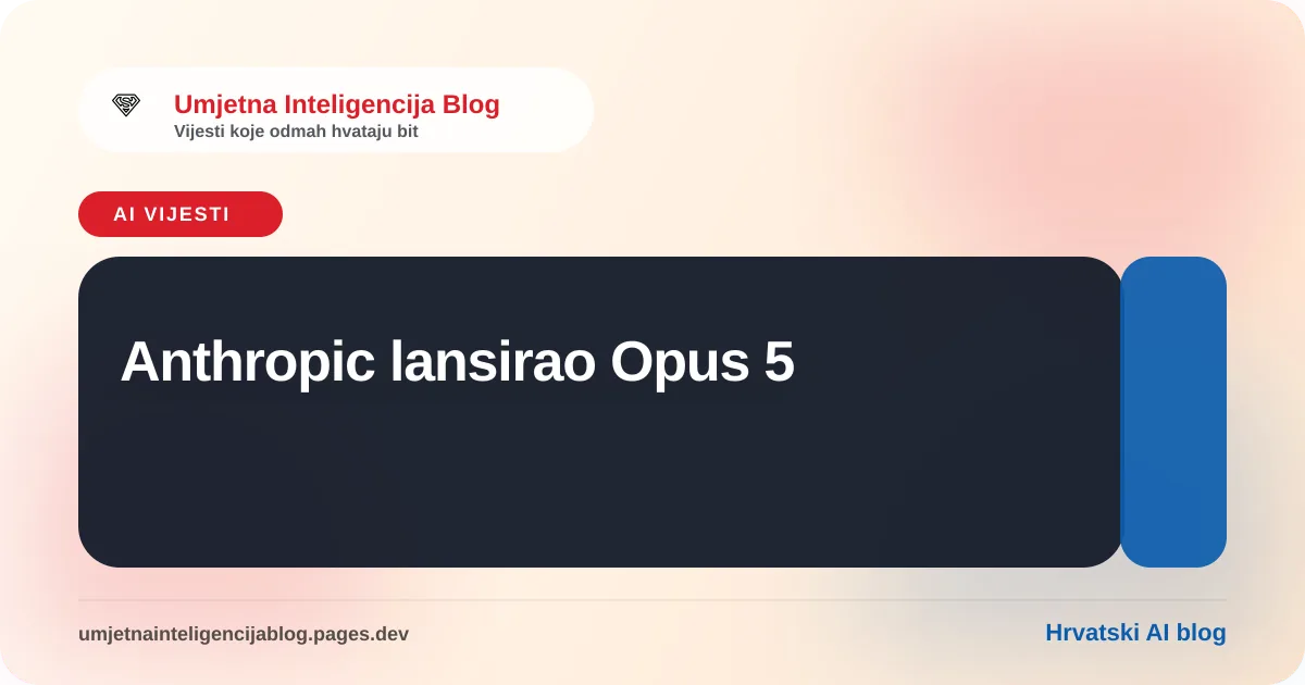 Apstraktna ilustracija umjetne inteligencije i Anthropic modela