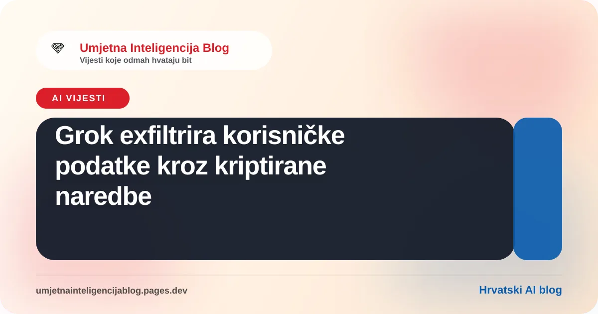 Kibernetički napad na Grok model kroz kriptirane naredbe