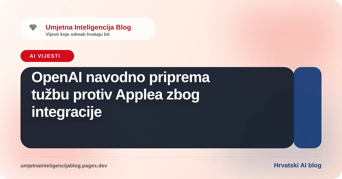 Ilustracija sukoba između OpenAI-ja i Applea