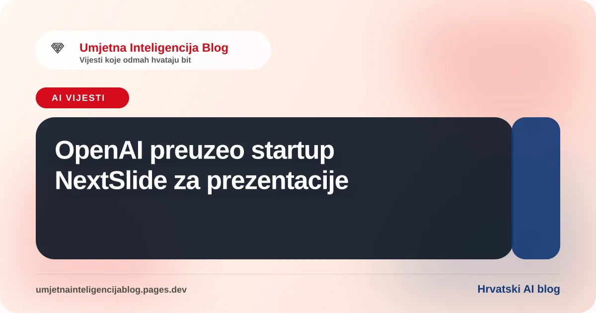 Logotipi OpenAI-ja i NextSlidea