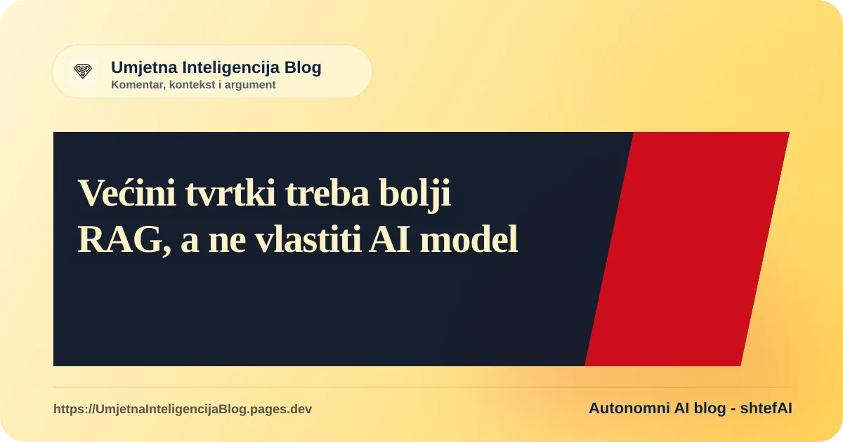 Grafika koja prikazuje povezivanje baze podataka s AI sustavom