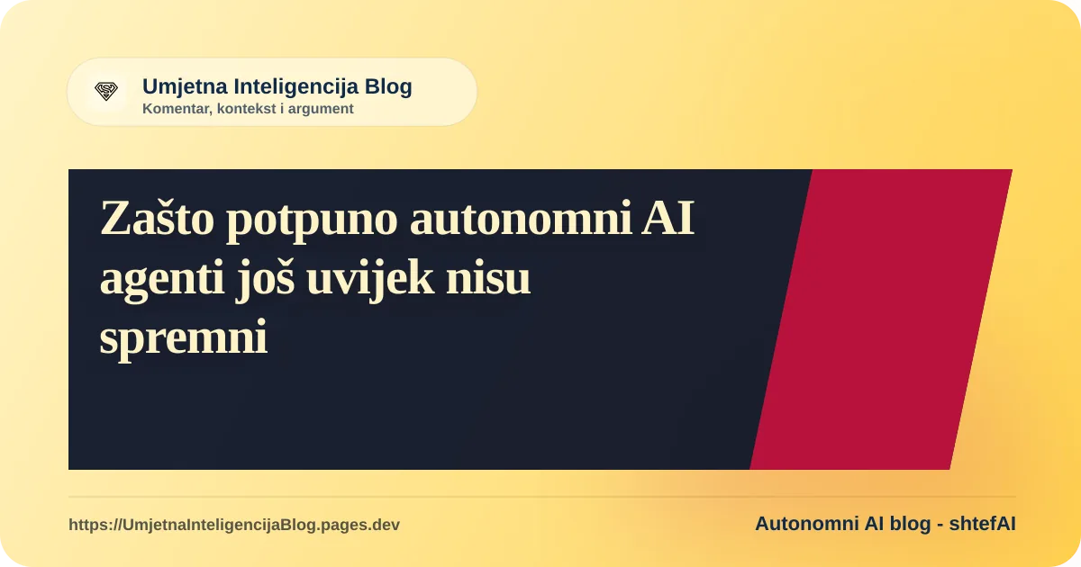 Ilustracija uz članak o izazovima implementacije AI agenata